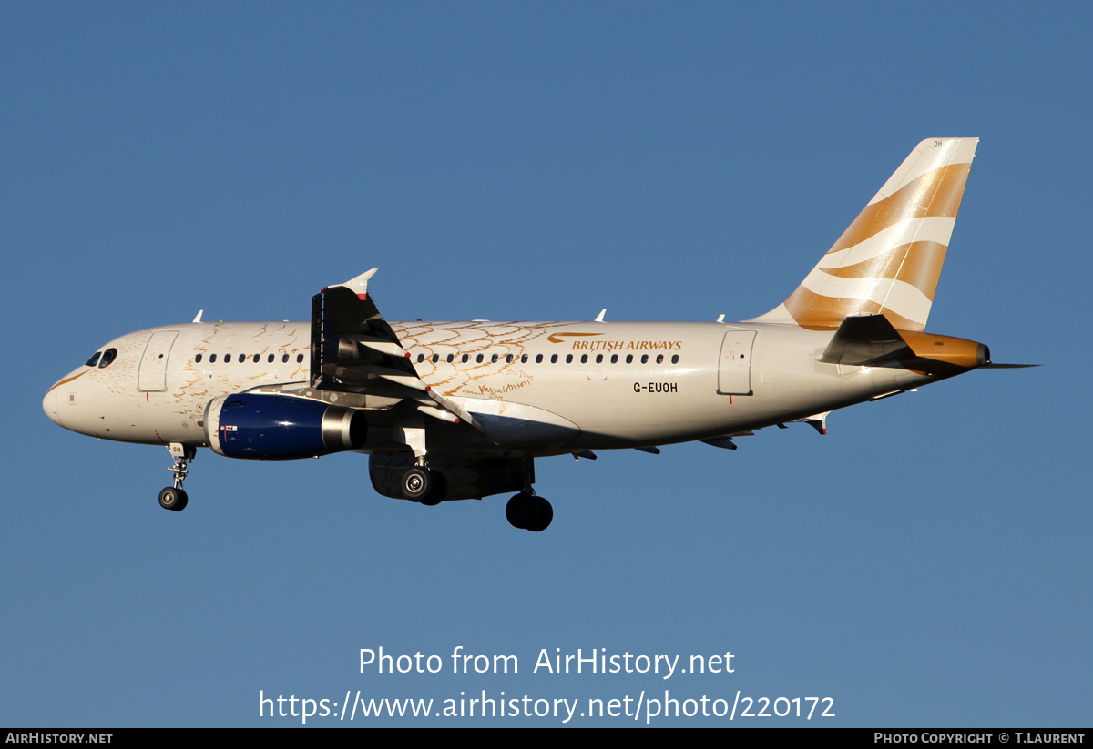 Aircraft Photo of G-EUOH | Airbus A319-131 | British Airways | AirHistory.net #220172