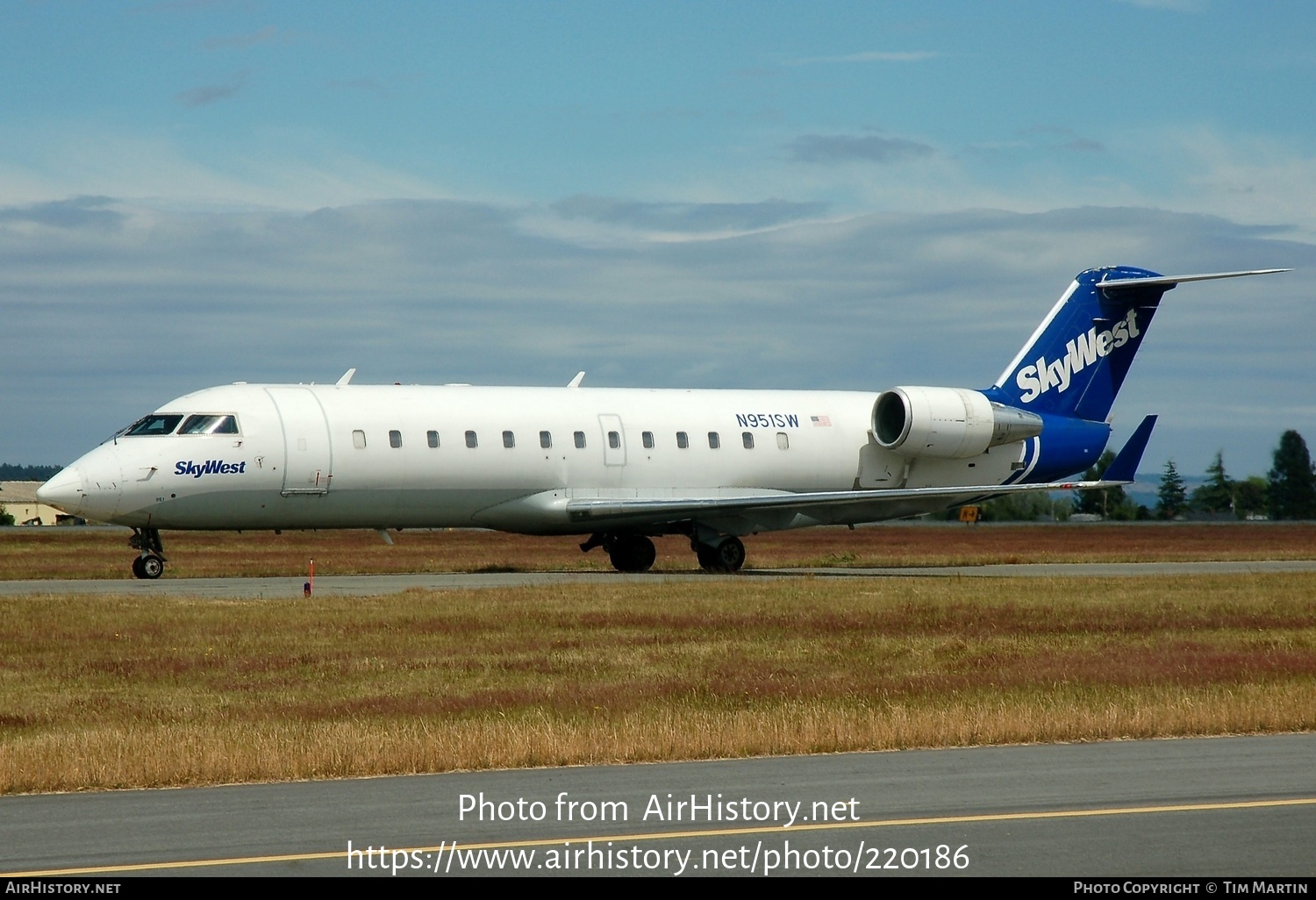 Aircraft Photo of N951SW | Bombardier CRJ-200ER (CL-600-2B19) | SkyWest Airlines | AirHistory.net #220186