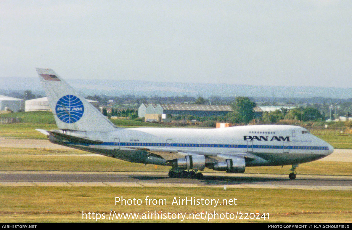 Aircraft Photo of N536PA | Boeing 747SP-21 | Pan American World Airways - Pan Am | AirHistory.net #220241