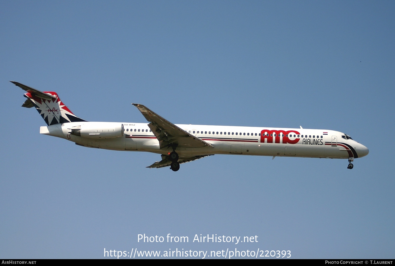 Aircraft Photo of SU-BOZ | McDonnell Douglas MD-83 (DC-9-83) | AMC Airlines | AirHistory.net #220393