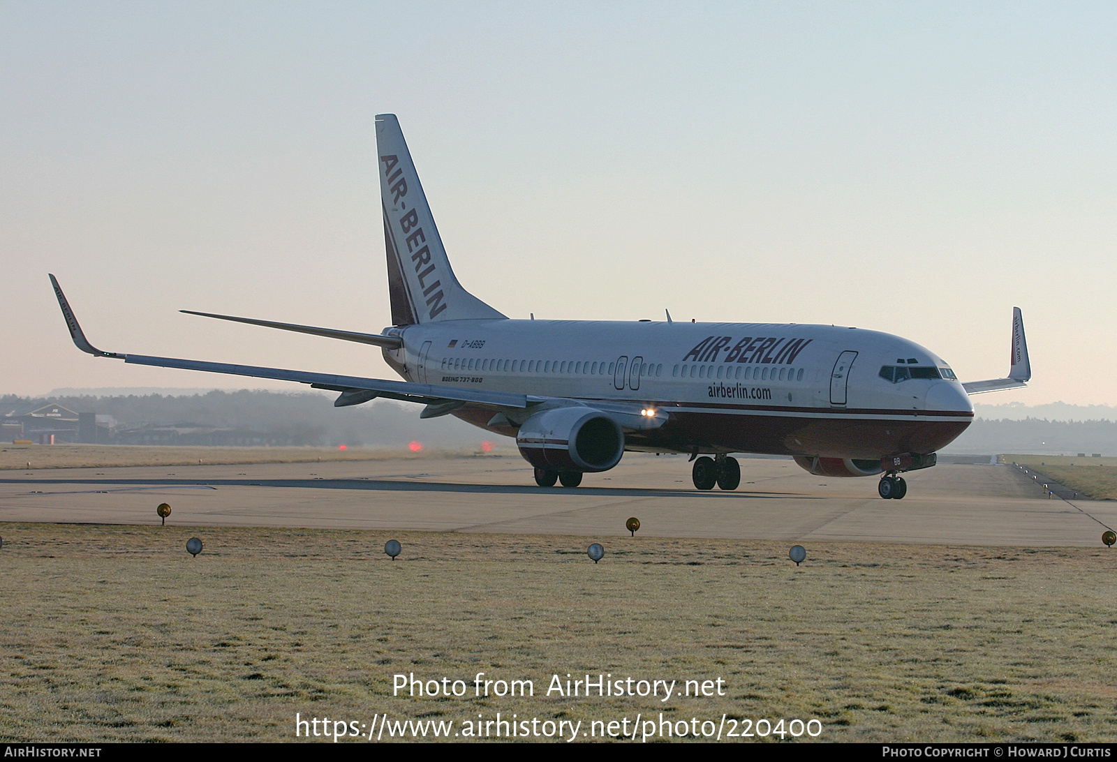 Aircraft Photo of D-ABBB | Boeing 737-86J | Air Berlin | AirHistory.net #220400