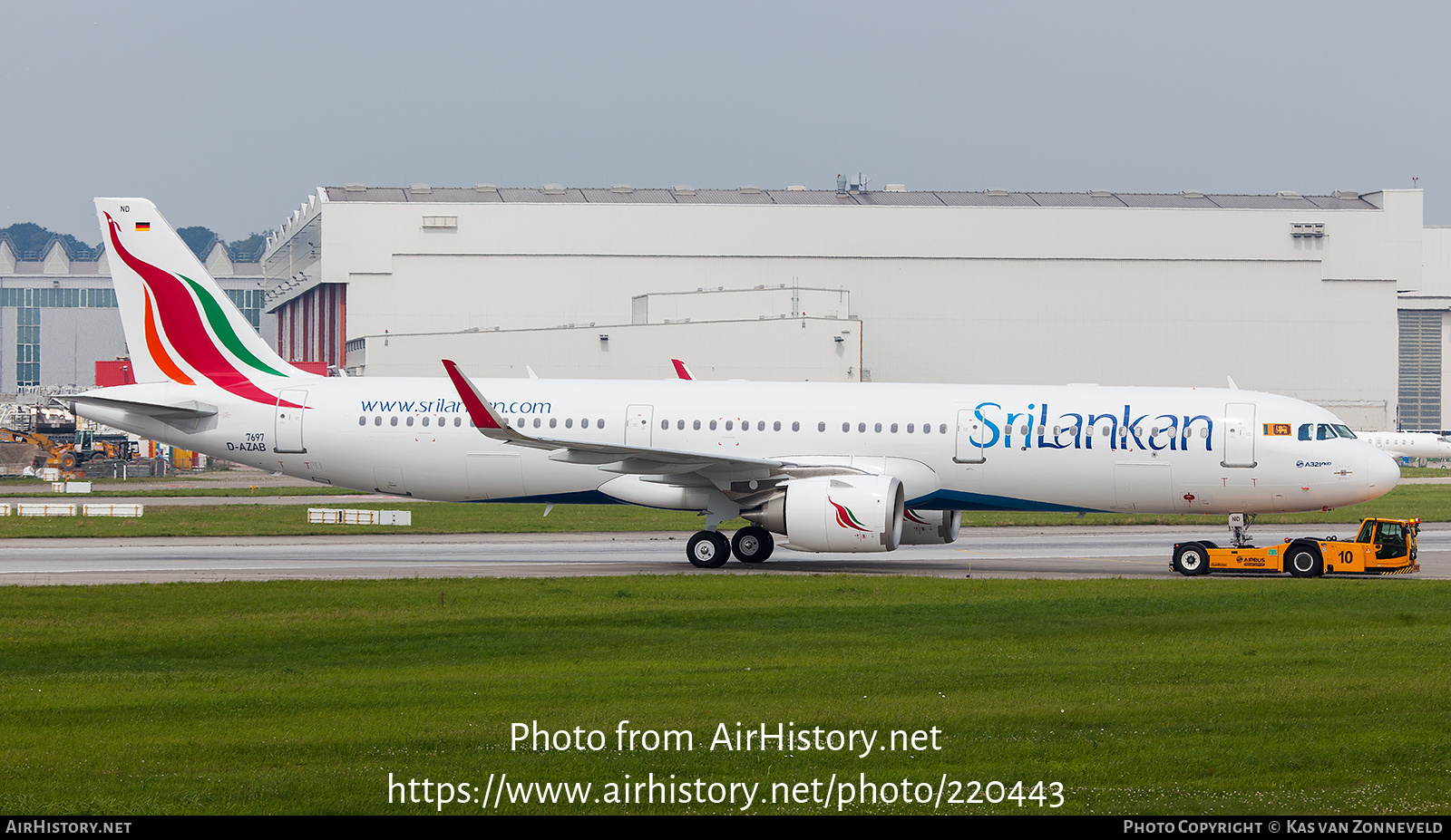 Aircraft Photo of D-AZAB | Airbus A321-251N | SriLankan Airlines | AirHistory.net #220443