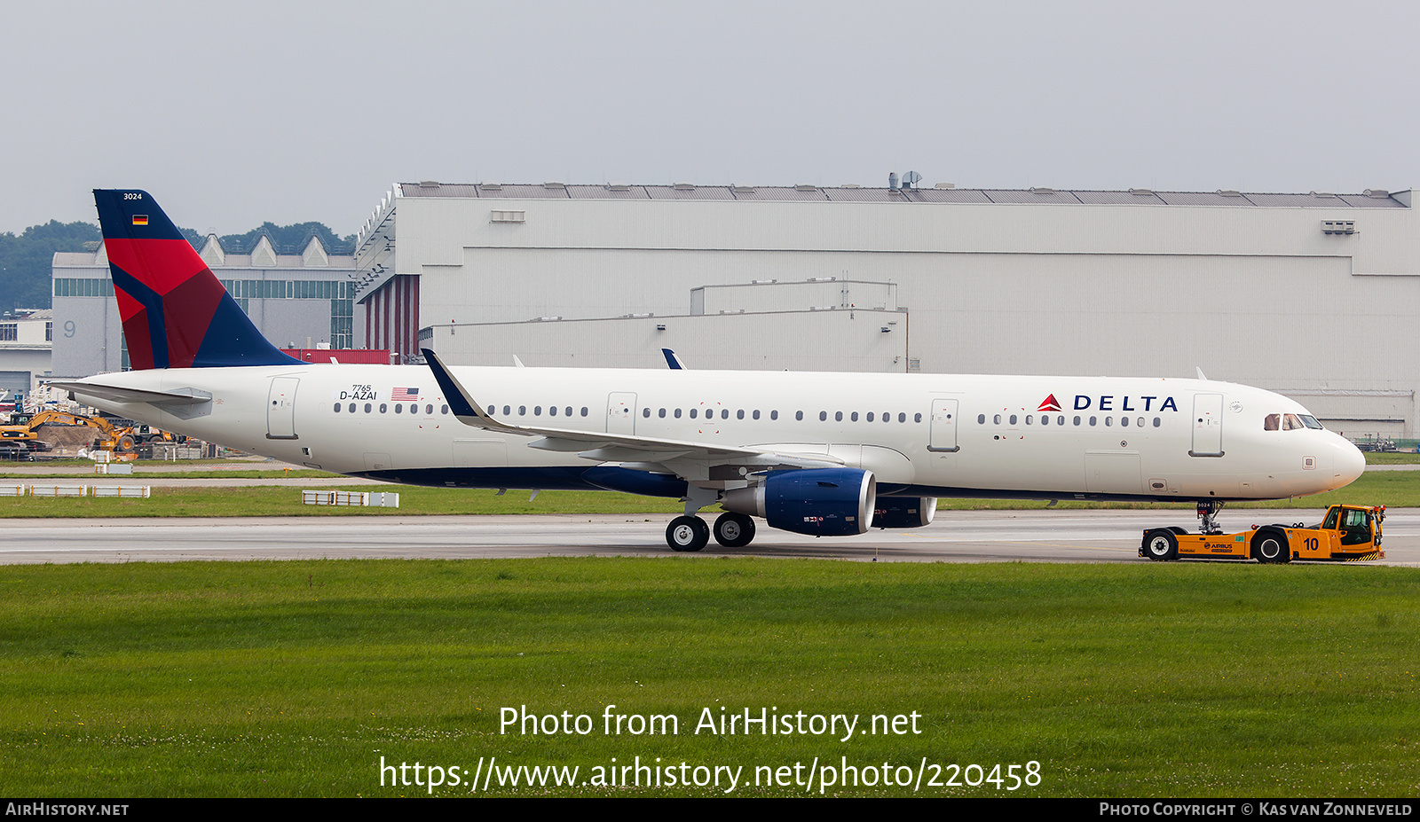 Aircraft Photo of D-AZAI | Airbus A321-231 | Delta Air Lines | AirHistory.net #220458