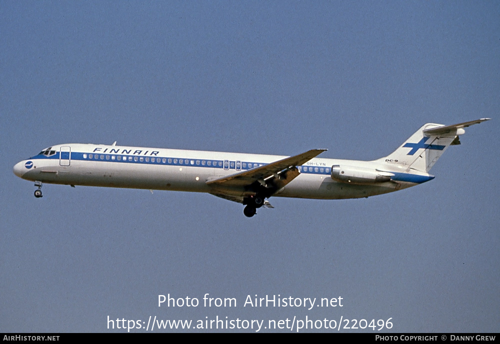 Aircraft Photo of OH-LYN | McDonnell Douglas DC-9-51 | Finnair | AirHistory.net #220496