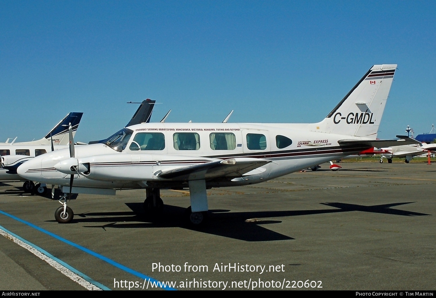 Aircraft Photo of C-GMDL | Piper PA-31-325 Navajo C/R | Island Express Air | AirHistory.net #220602