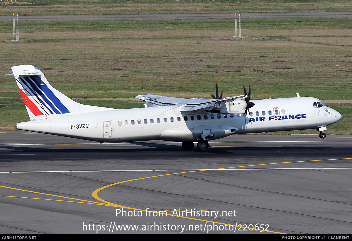 Aircraft Photo of F-GVZM | ATR ATR-72-500 (ATR-72-212A) | Air France | AirHistory.net #220652