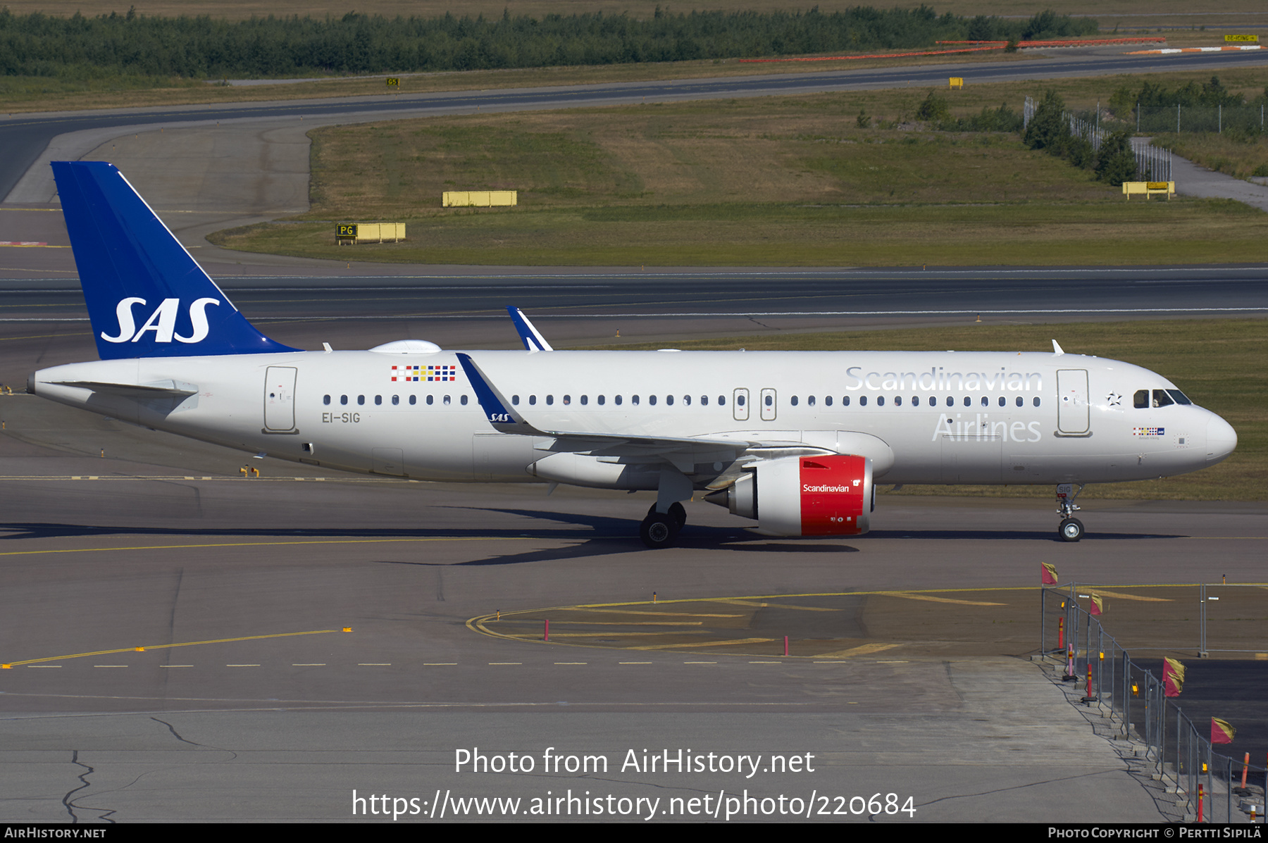 Aircraft Photo of EI-SIG | Airbus A320-251N | Scandinavian Airlines - SAS | AirHistory.net #220684