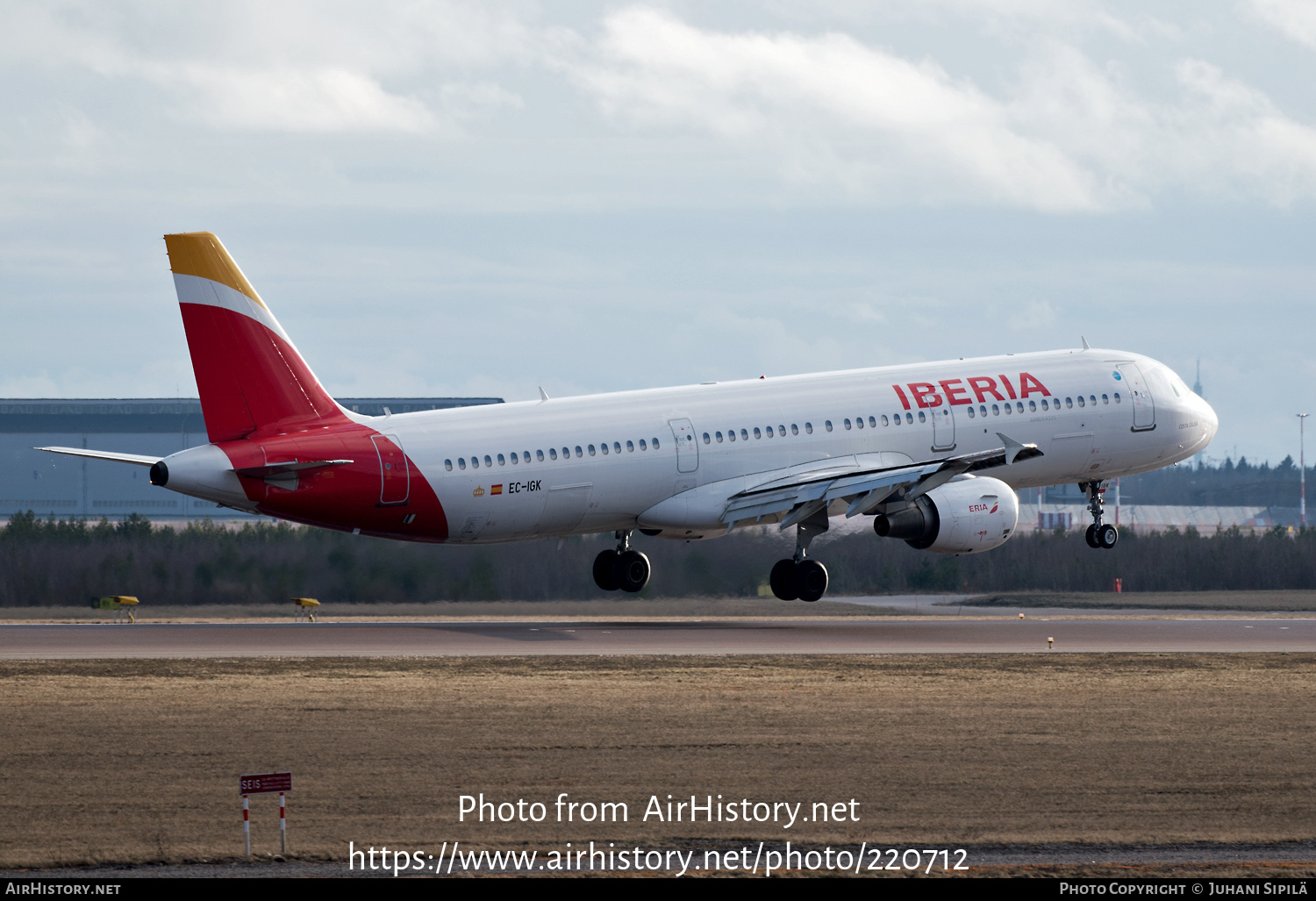 Aircraft Photo of EC-IGK | Airbus A321-213 | Iberia | AirHistory.net #220712