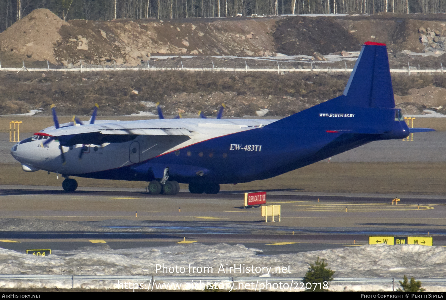 Aircraft Photo of EW-483TI | Antonov An-12BK | Ruby Star Airways | AirHistory.net #220718