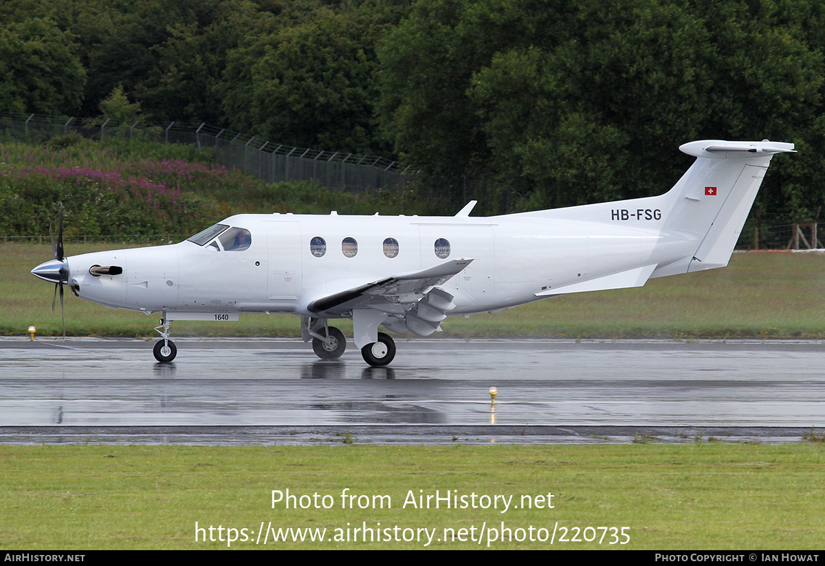 Aircraft Photo of HB-FSG | Pilatus PC-12NG (PC-12/47E) | AirHistory.net #220735