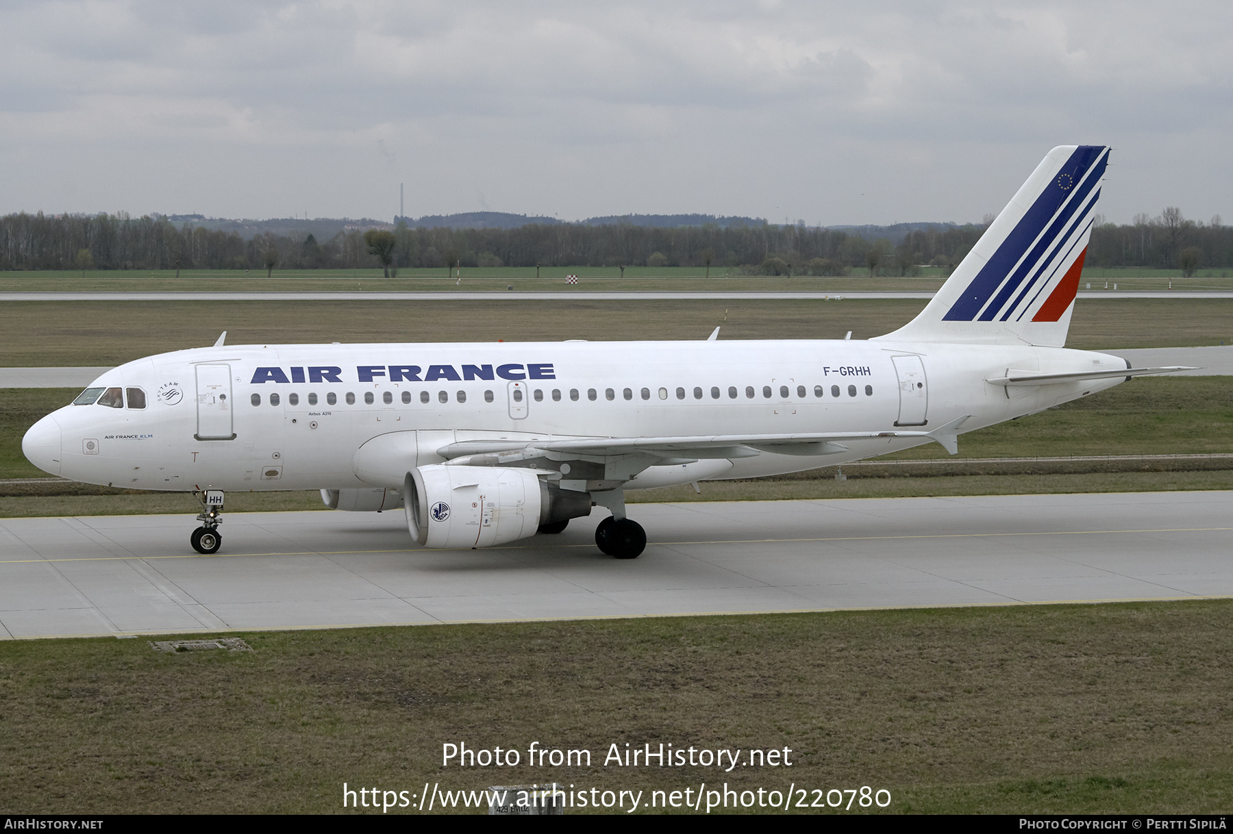 Aircraft Photo of F-GRHH | Airbus A319-111 | Air France | AirHistory.net #220780