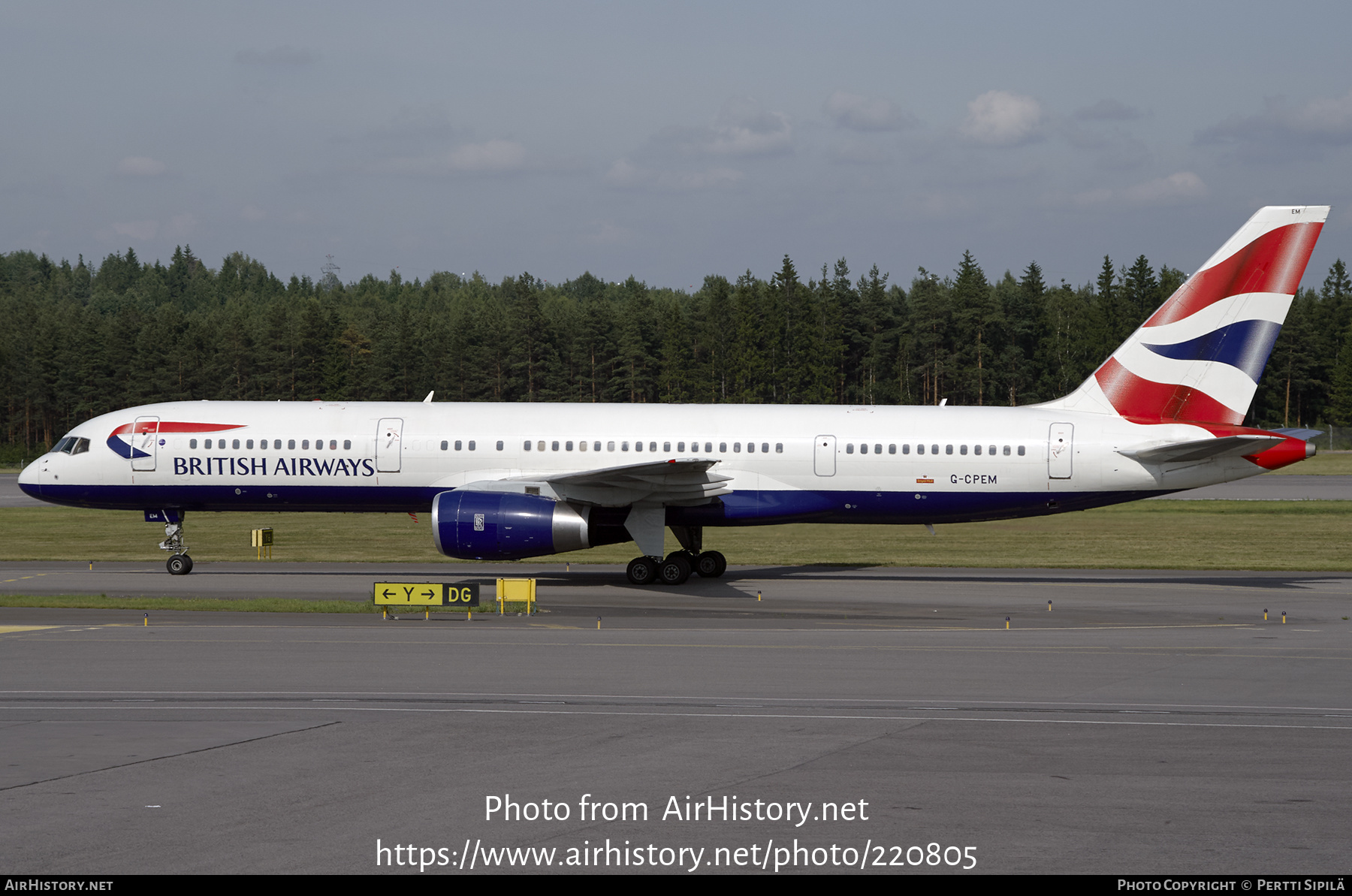 Aircraft Photo of G-CPEM | Boeing 757-236 | British Airways | AirHistory.net #220805