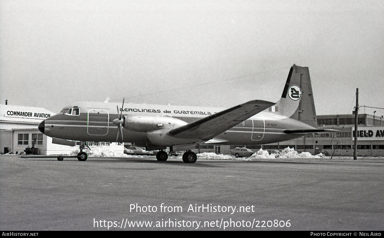 Aircraft Photo of C-GCZY | Hawker Siddeley HS-748 Srs2/222 | Aerolineas de Guatemala - Aviateca | AirHistory.net #220806