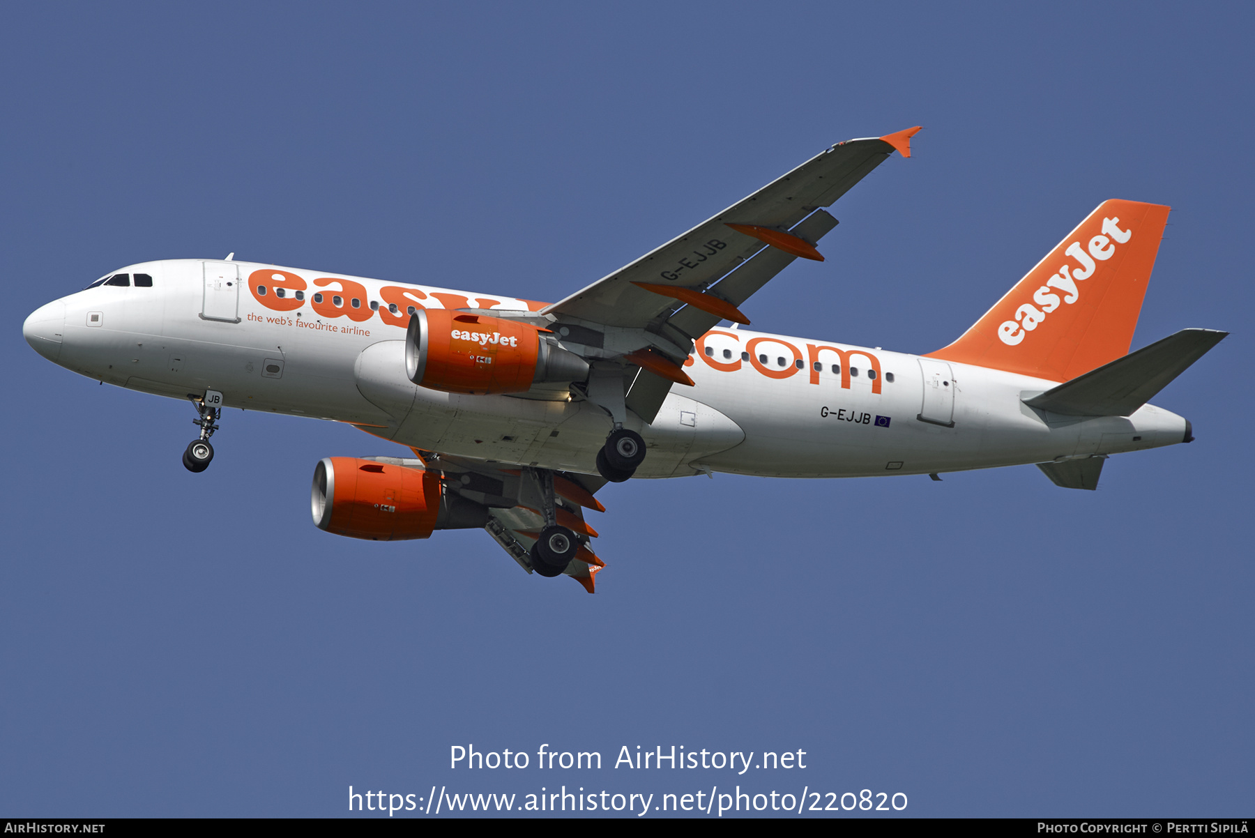 Aircraft Photo of G-EJJB | Airbus A319-111 | EasyJet | AirHistory.net #220820