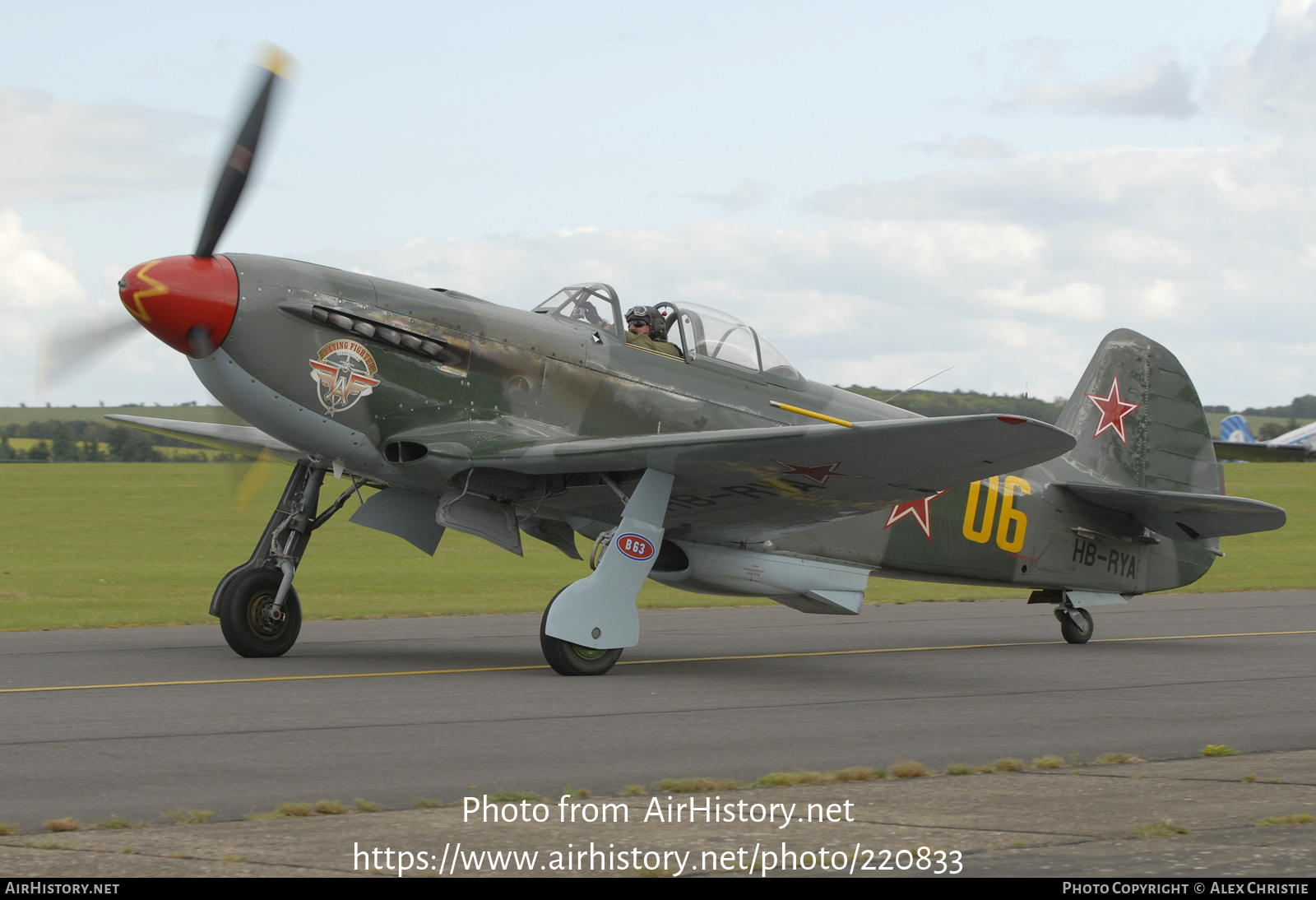 Aircraft Photo of HB-RYA / 06 yellow | Yakovlev Yak-9UM | Soviet Union - Air Force | AirHistory.net #220833