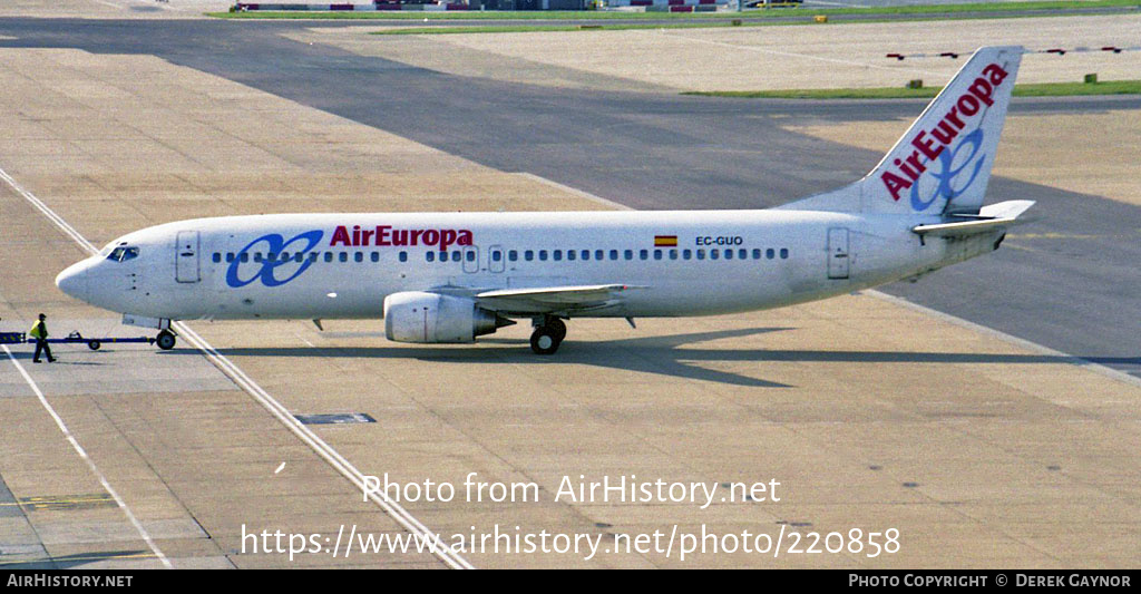 Aircraft Photo of EC-GUO | Boeing 737-4Q8 | Air Europa | AirHistory.net #220858