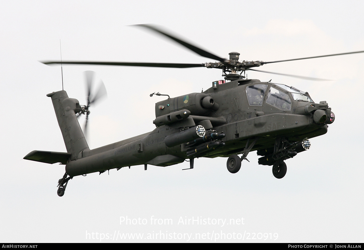 Aircraft Photo of Q-17 | Boeing AH-64D Apache Longbow | Netherlands - Air Force | AirHistory.net #220919