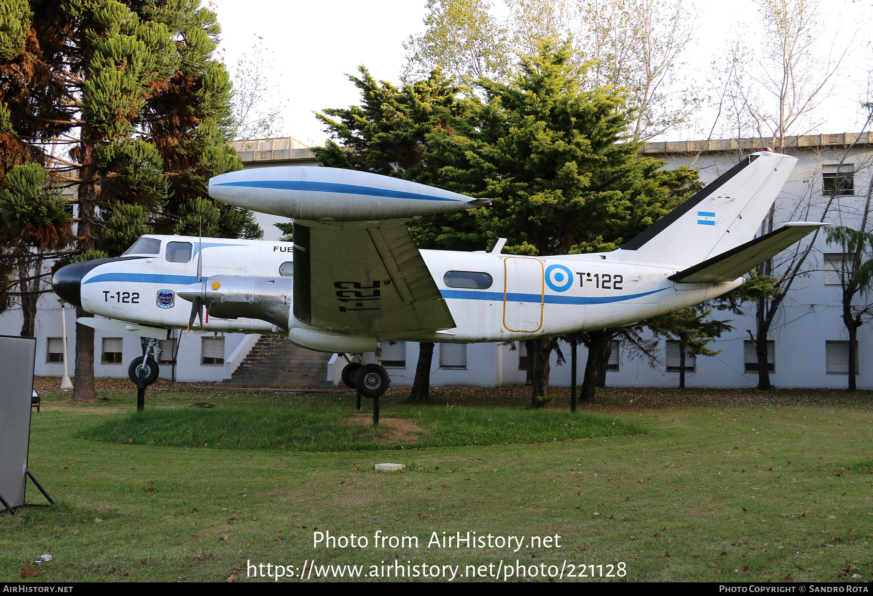 Aircraft Photo of T-122 | FMA IA-50B Guarani II | Argentina - Air Force | AirHistory.net #221128