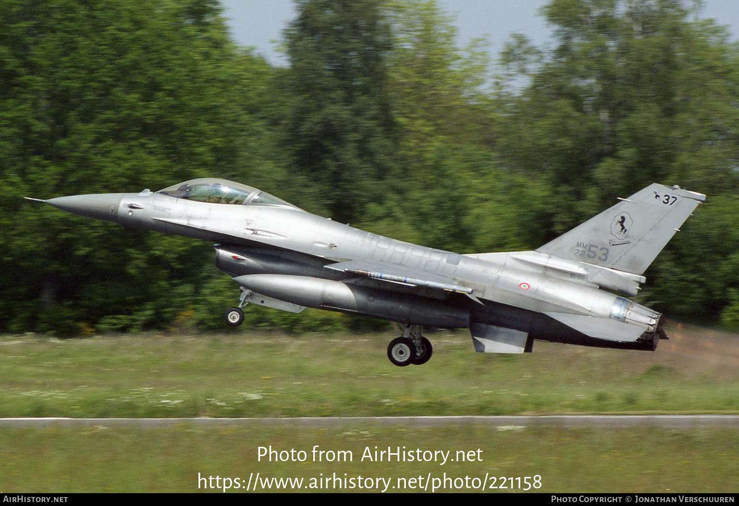 Aircraft Photo of MM7253 / MM72-53 | General Dynamics F-16A/ADF Fighting Falcon | Italy - Air Force | AirHistory.net #221158