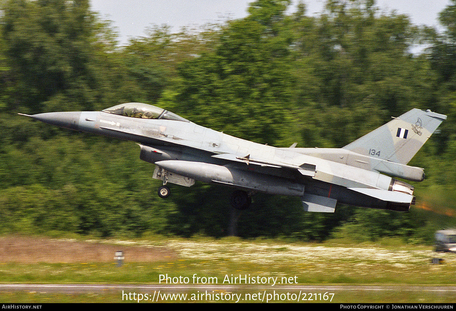 Aircraft Photo of 134 | General Dynamics F-16C Fighting Falcon | Greece - Air Force | AirHistory.net #221167