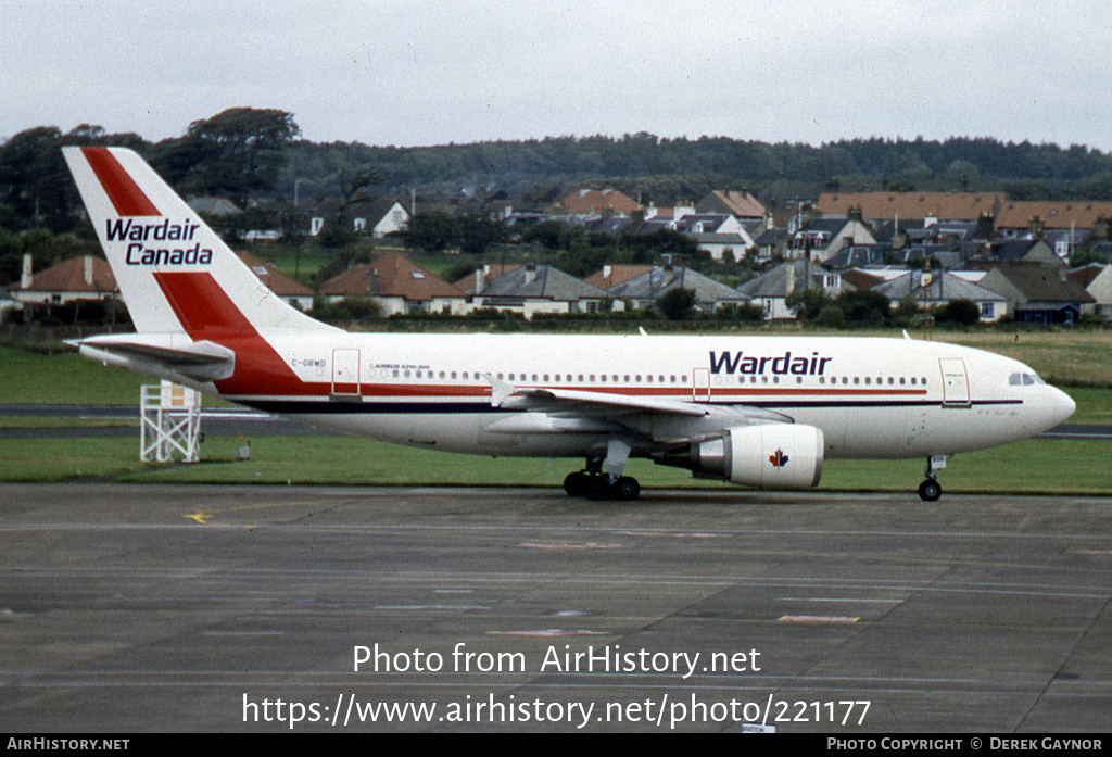 Aircraft Photo of C-GBWD | Airbus A310-304 | Wardair Canada | AirHistory.net #221177