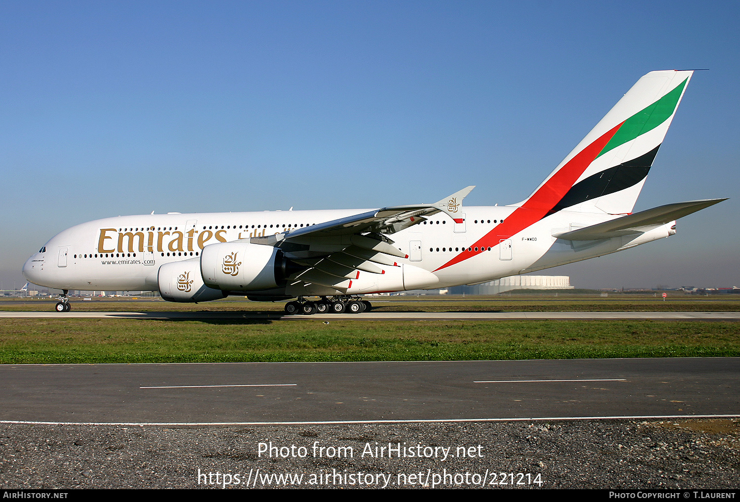 Aircraft Photo of F-WWDD | Airbus A380-841 | Emirates | AirHistory.net #221214