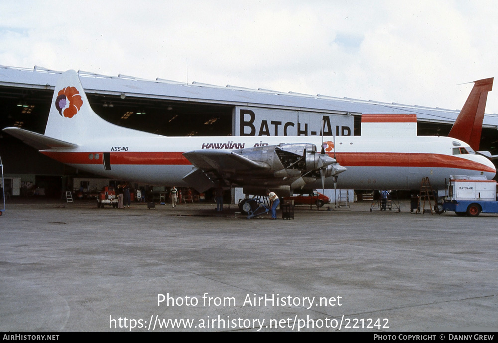 Aircraft Photo of N5541B | Lockheed L-188C(F) Electra | Hawaiian Air Cargo | AirHistory.net #221242