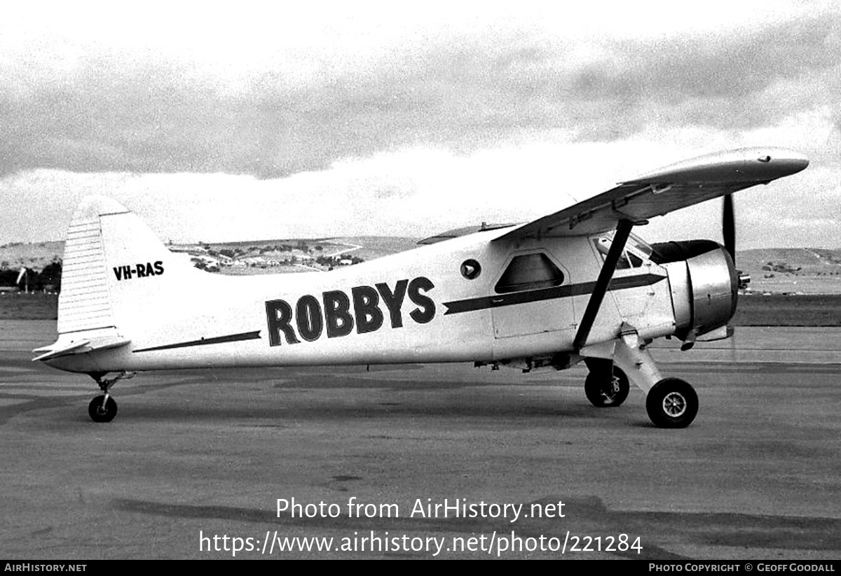 Aircraft Photo of VH-RAS | De Havilland Canada DHC-2 Beaver Mk1 | Robby's Aerial Services | AirHistory.net #221284