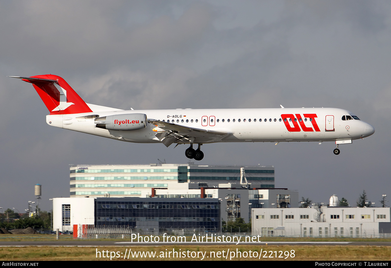 Aircraft Photo of D-AOLG | Fokker 100 (F28-0100) | OLT - Ostfriesische Lufttransport | AirHistory.net #221298