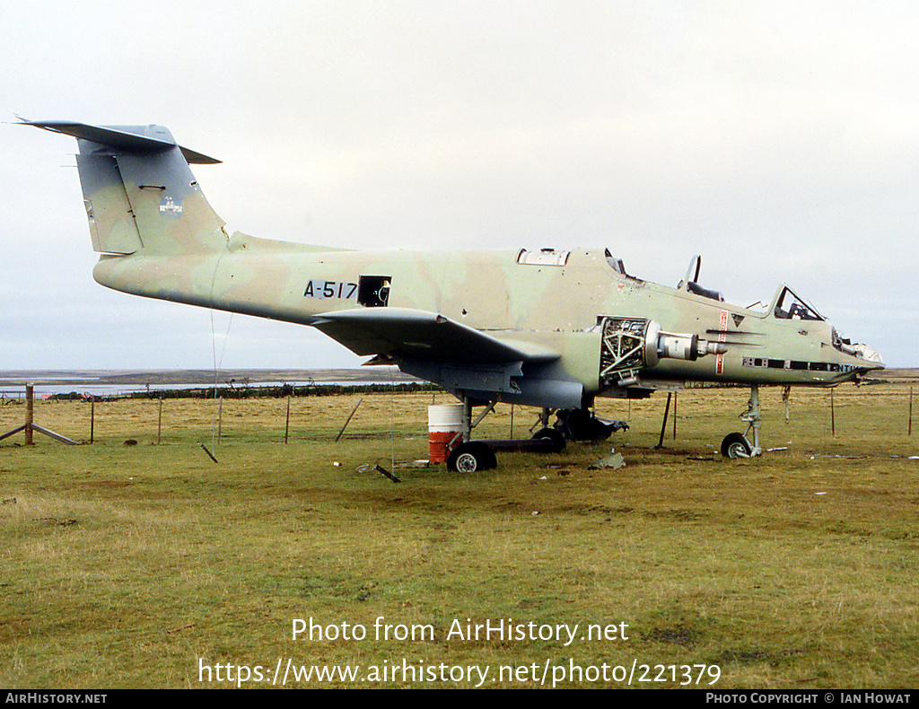 Aircraft Photo of A-517 | FMA IA-58A Pucara | Argentina - Air Force | AirHistory.net #221379