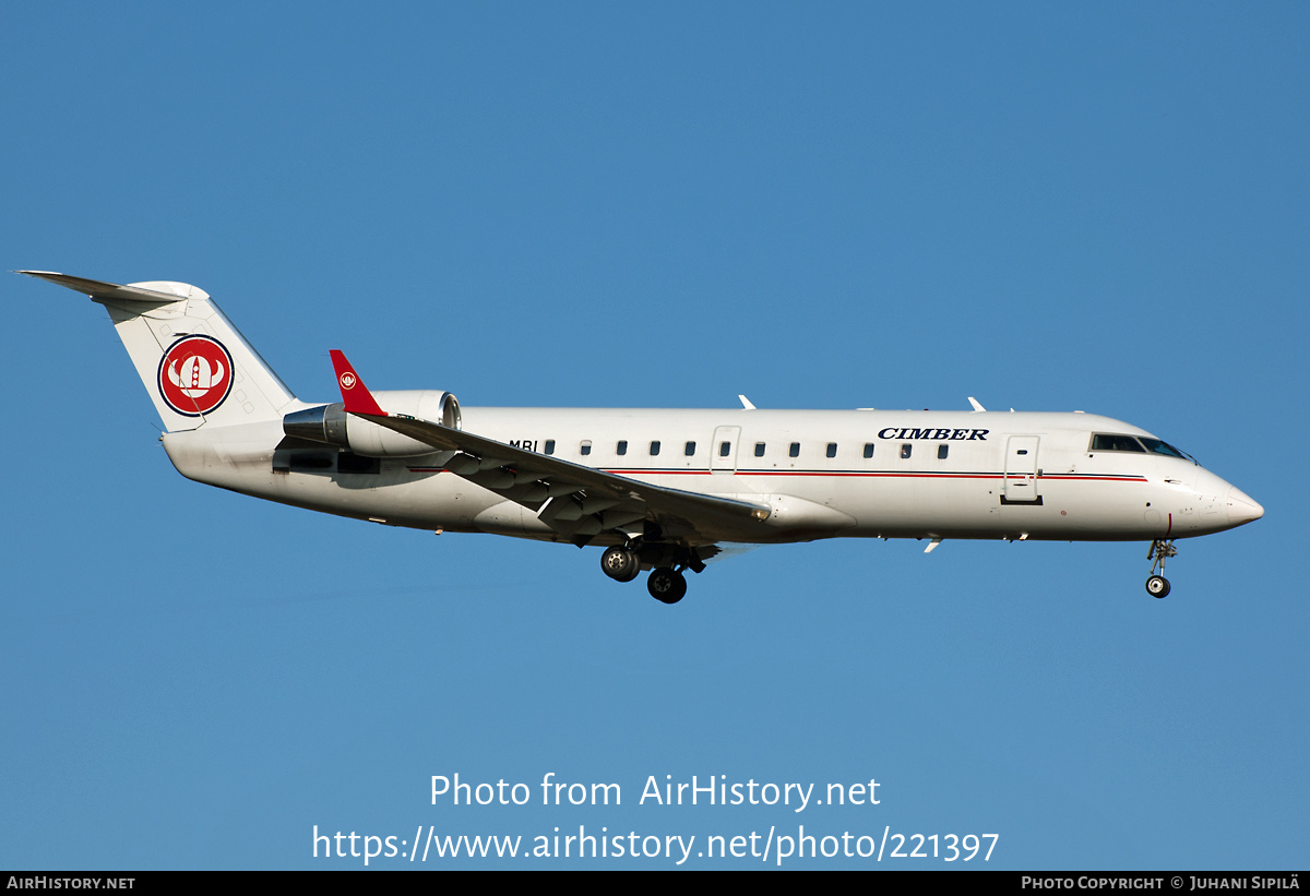 Aircraft Photo of OY-MBI | Bombardier CRJ-200LR (CL-600-2B19) | Cimber Air | AirHistory.net #221397