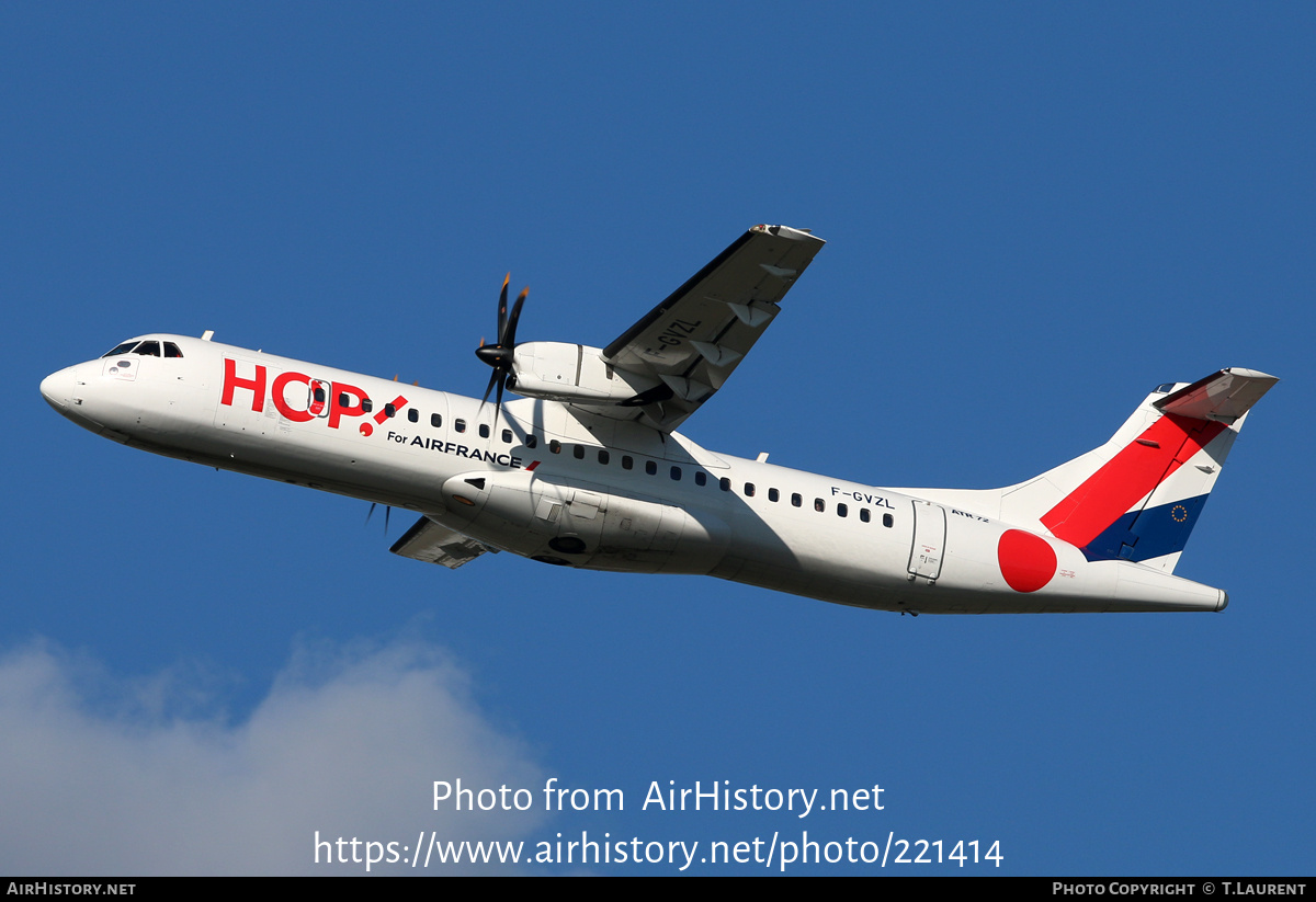 Aircraft Photo of F-GVZL | ATR ATR-72-500 (ATR-72-212A) | Air France | AirHistory.net #221414