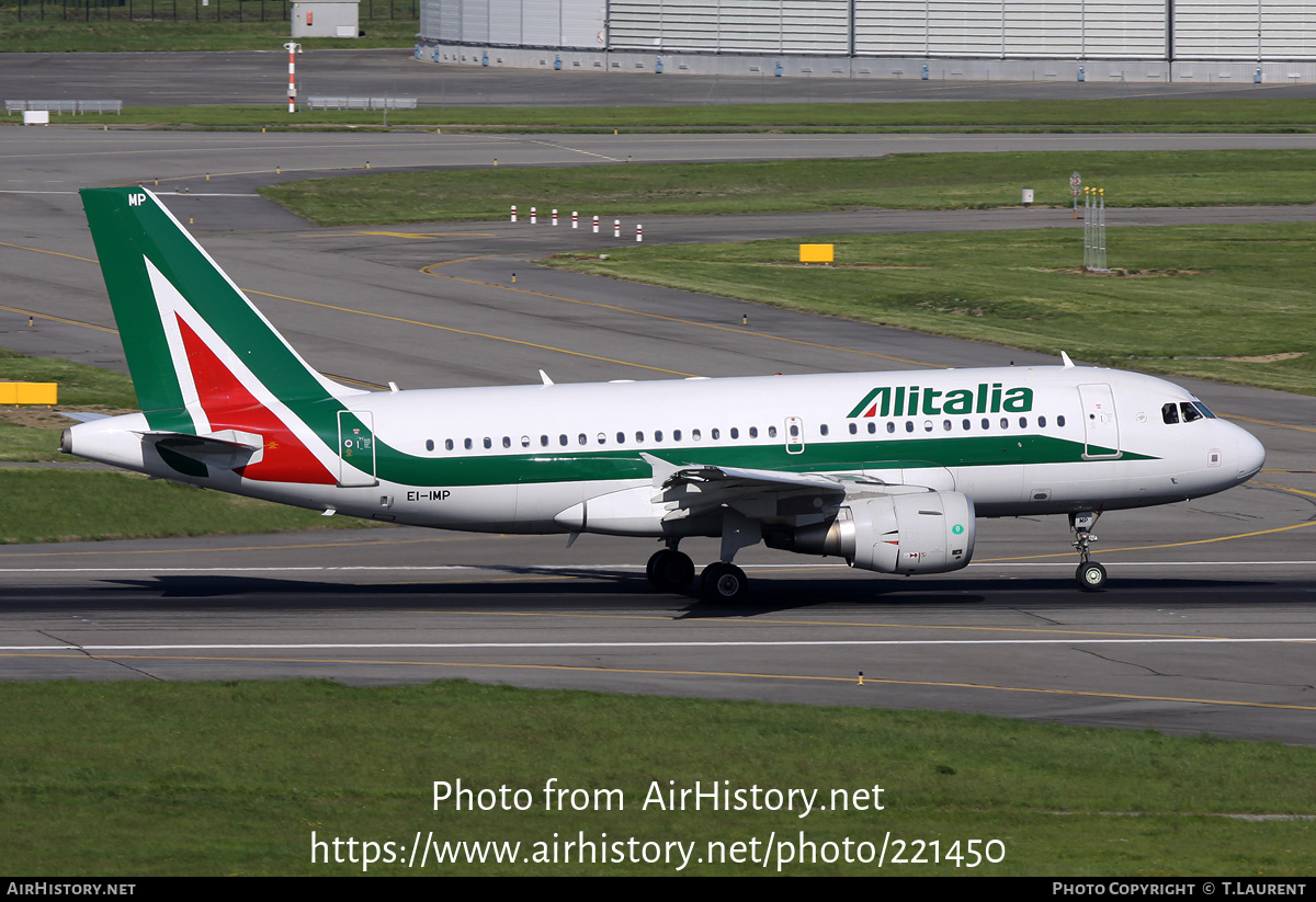 Aircraft Photo of EI-IMP | Airbus A319-111 | Alitalia | AirHistory.net #221450