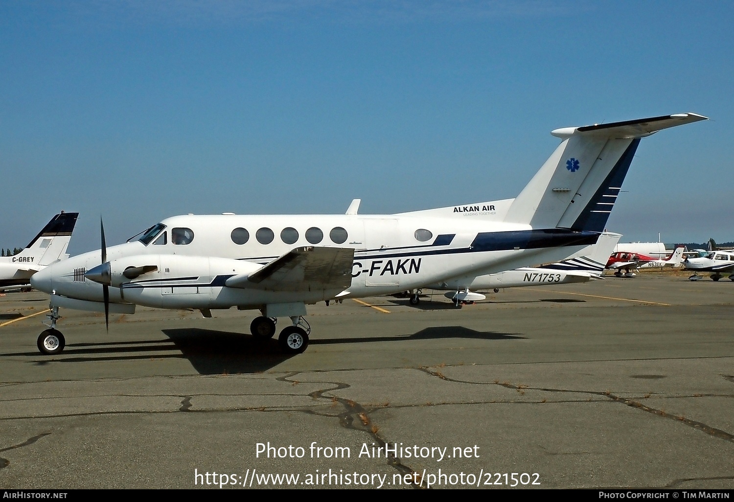 Aircraft Photo of C-FAKN | Beech 200 Super King Air | Alkan Air | AirHistory.net #221502