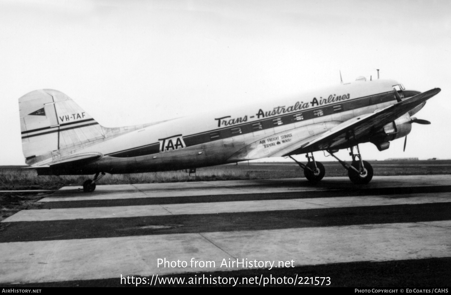 Aircraft Photo of VH-TAF | Douglas C-47A Skytrain | Trans-Australia Airlines - TAA | AirHistory.net #221573