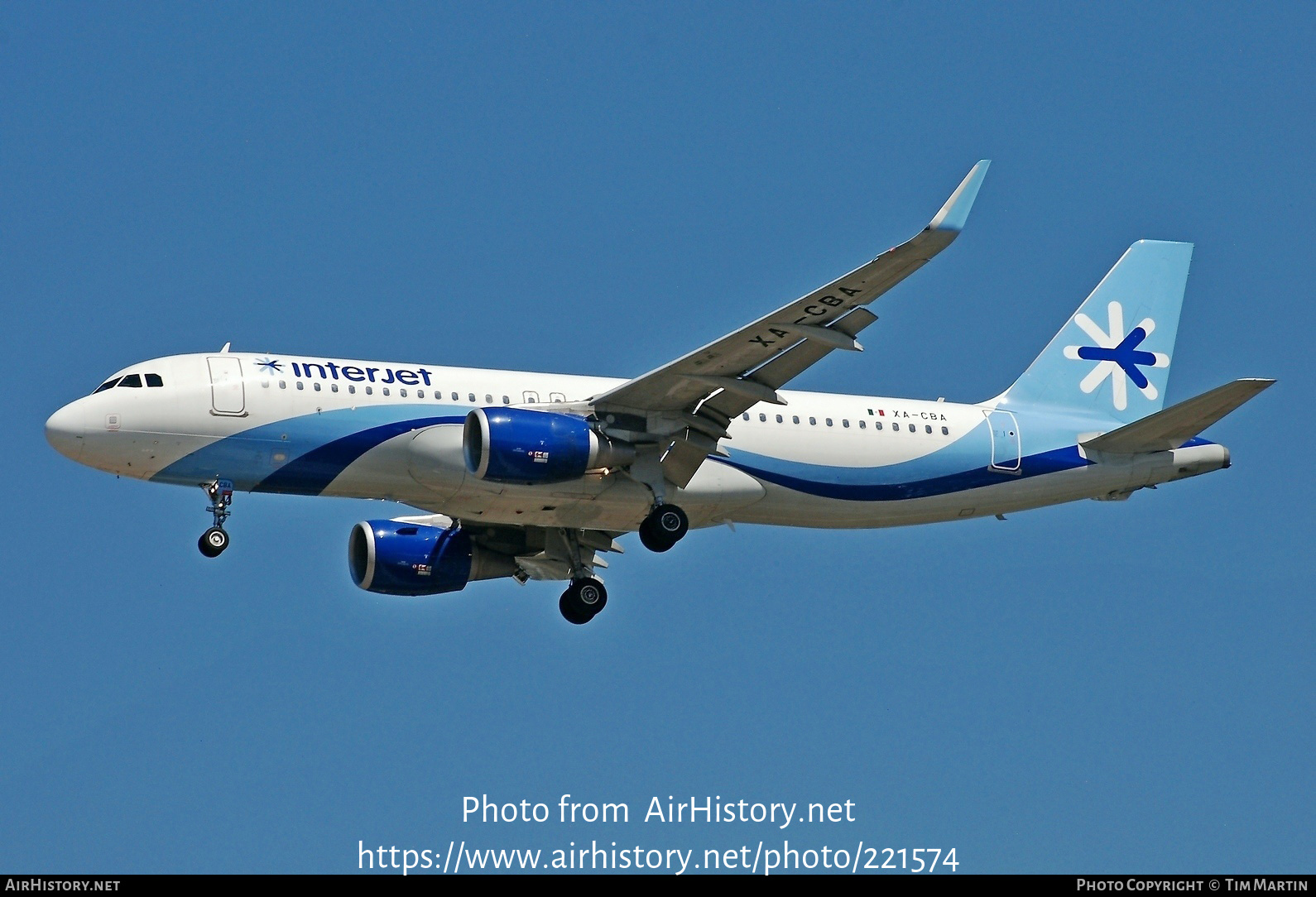 Aircraft Photo of XA-CBA | Airbus A320-214 | Interjet | AirHistory.net #221574