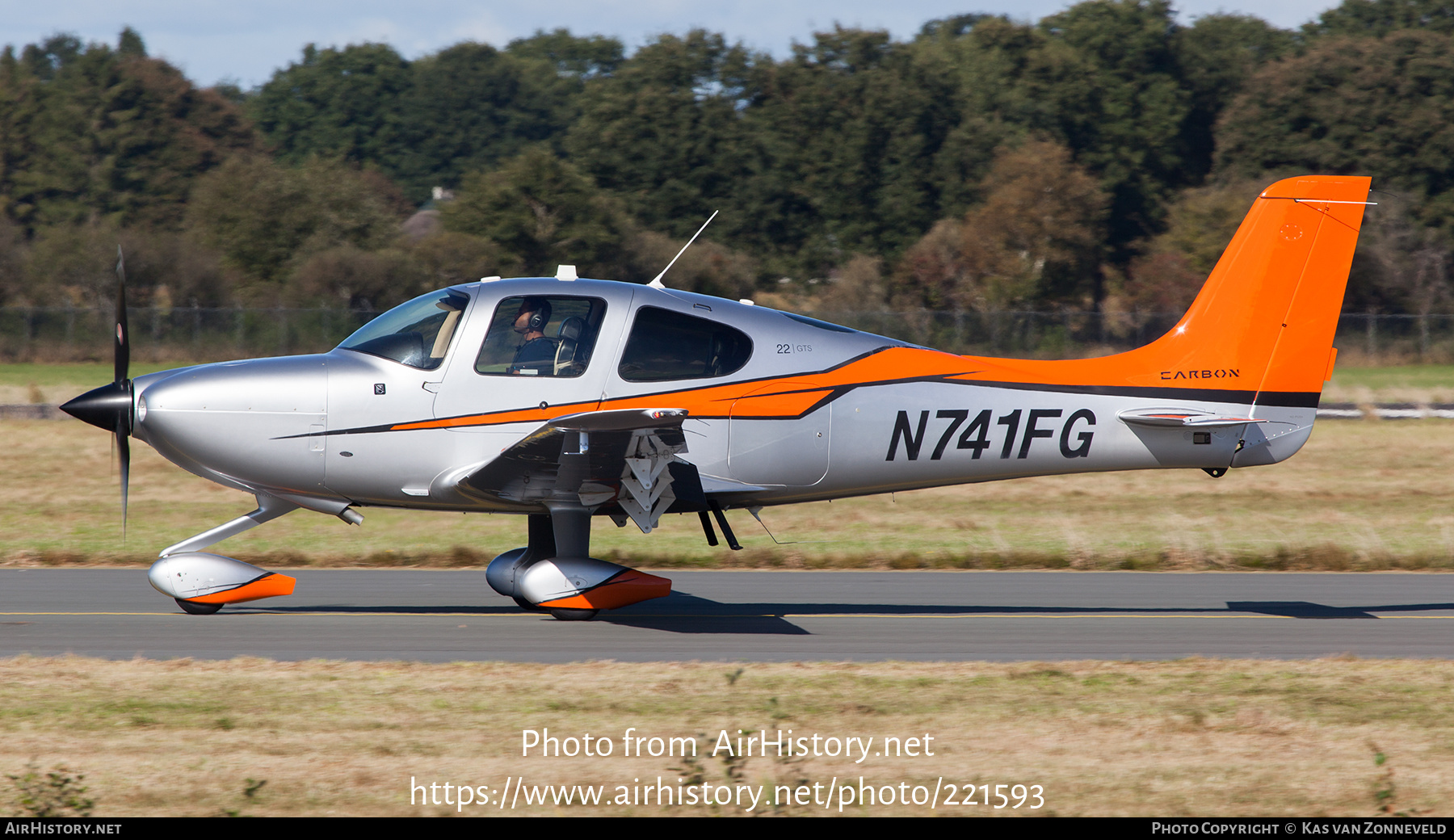 Aircraft Photo of N741FG | Cirrus SR-22 G5-GTS Carbon | AirHistory.net #221593