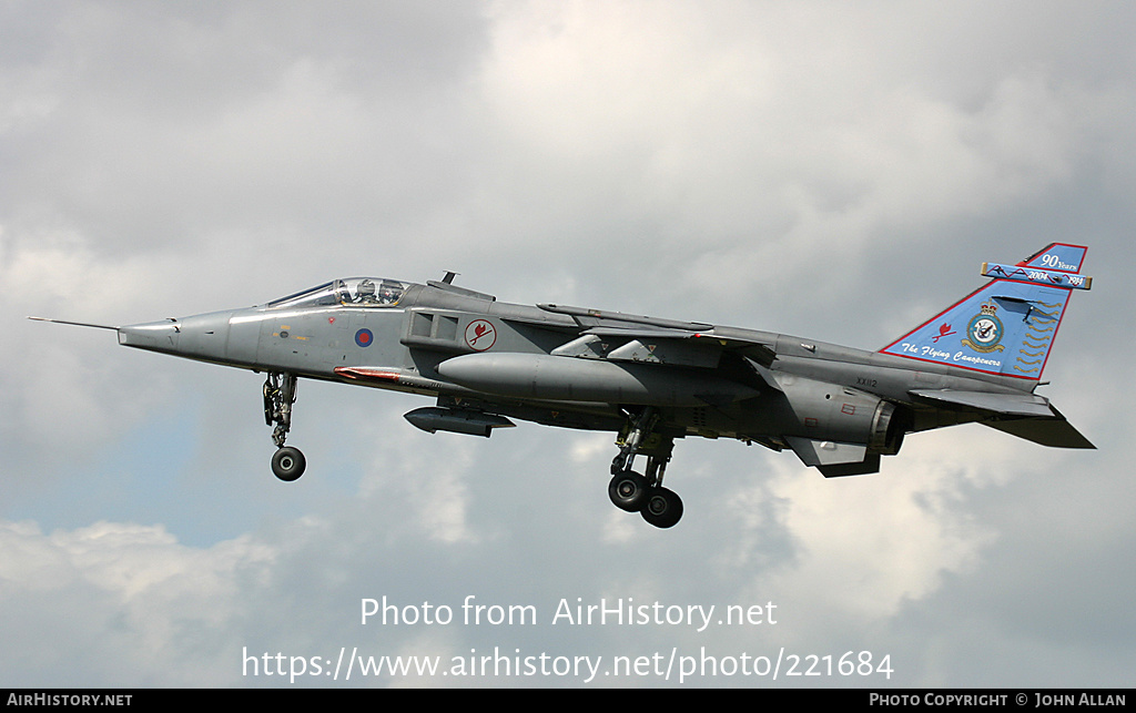 Aircraft Photo of XX112 | Sepecat Jaguar GR3A | UK - Air Force | AirHistory.net #221684