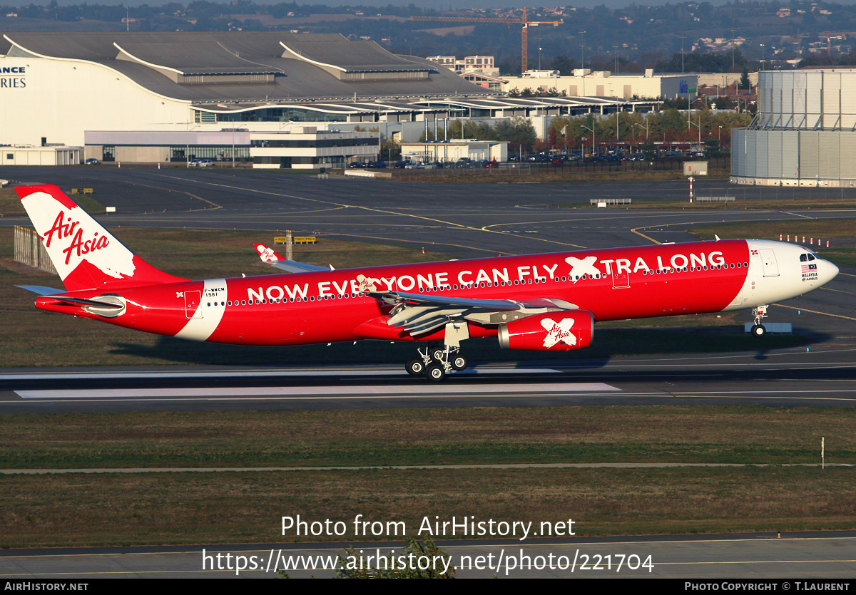 Aircraft Photo of F-WWCM | Airbus A330-343 | AirAsia X | AirHistory.net #221704