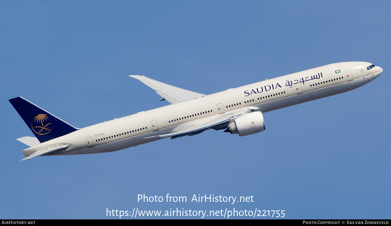 Aircraft Photo of HZ-AK29 | Boeing 777-368/ER | Saudia - Saudi Arabian Airlines | AirHistory.net #221755