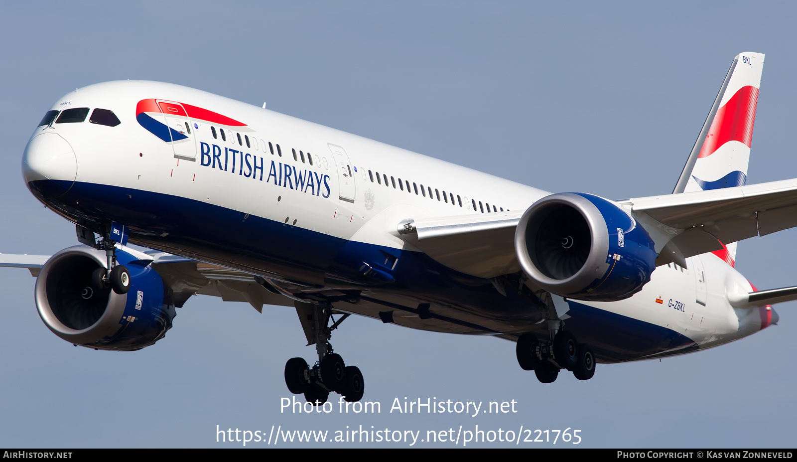 Aircraft Photo of G-ZBKL | Boeing 787-9 Dreamliner | British Airways | AirHistory.net #221765