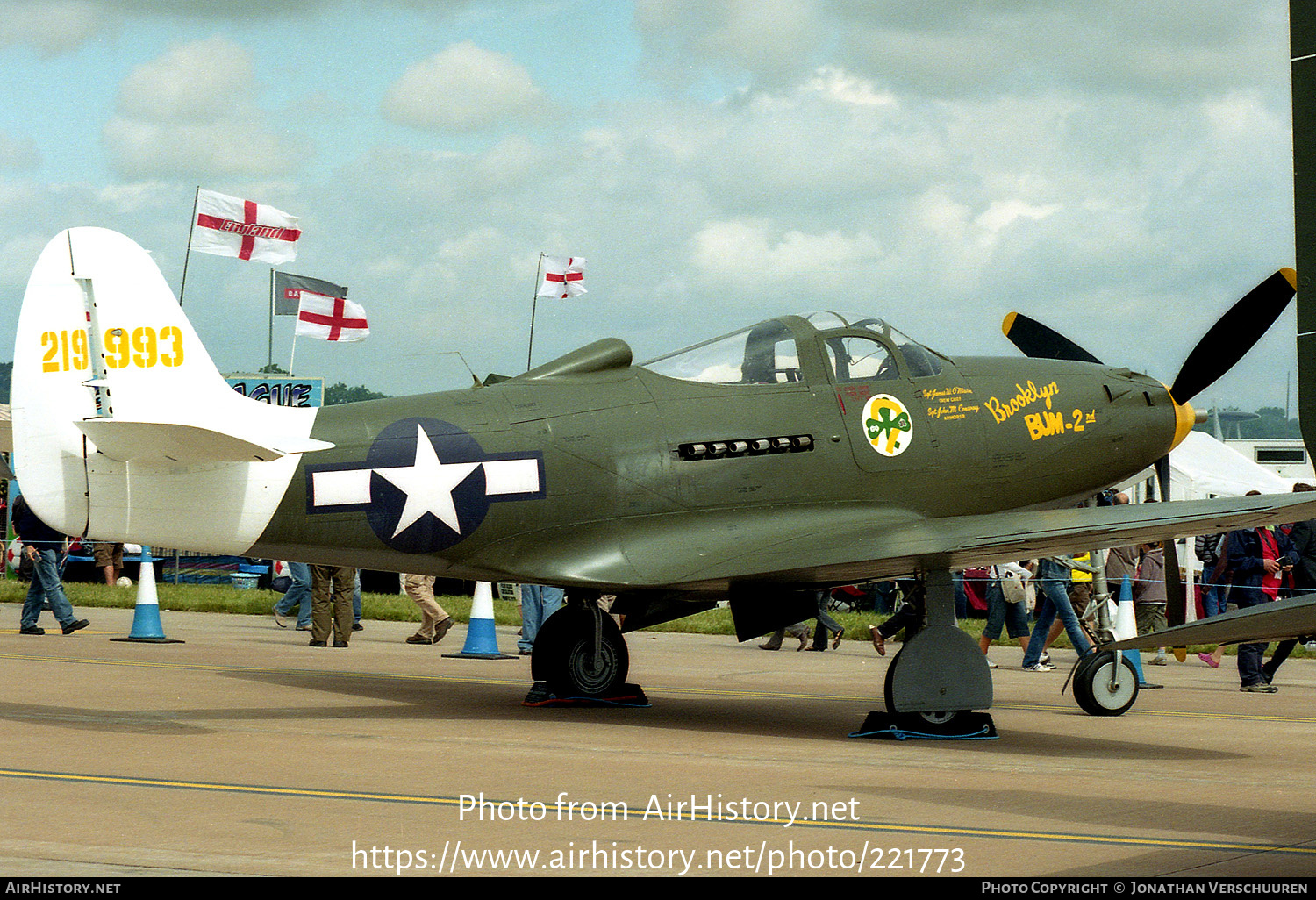 Aircraft Photo of G-CEJU / 219993 | Bell P-39Q Airacobra | USA - Air Force | AirHistory.net #221773