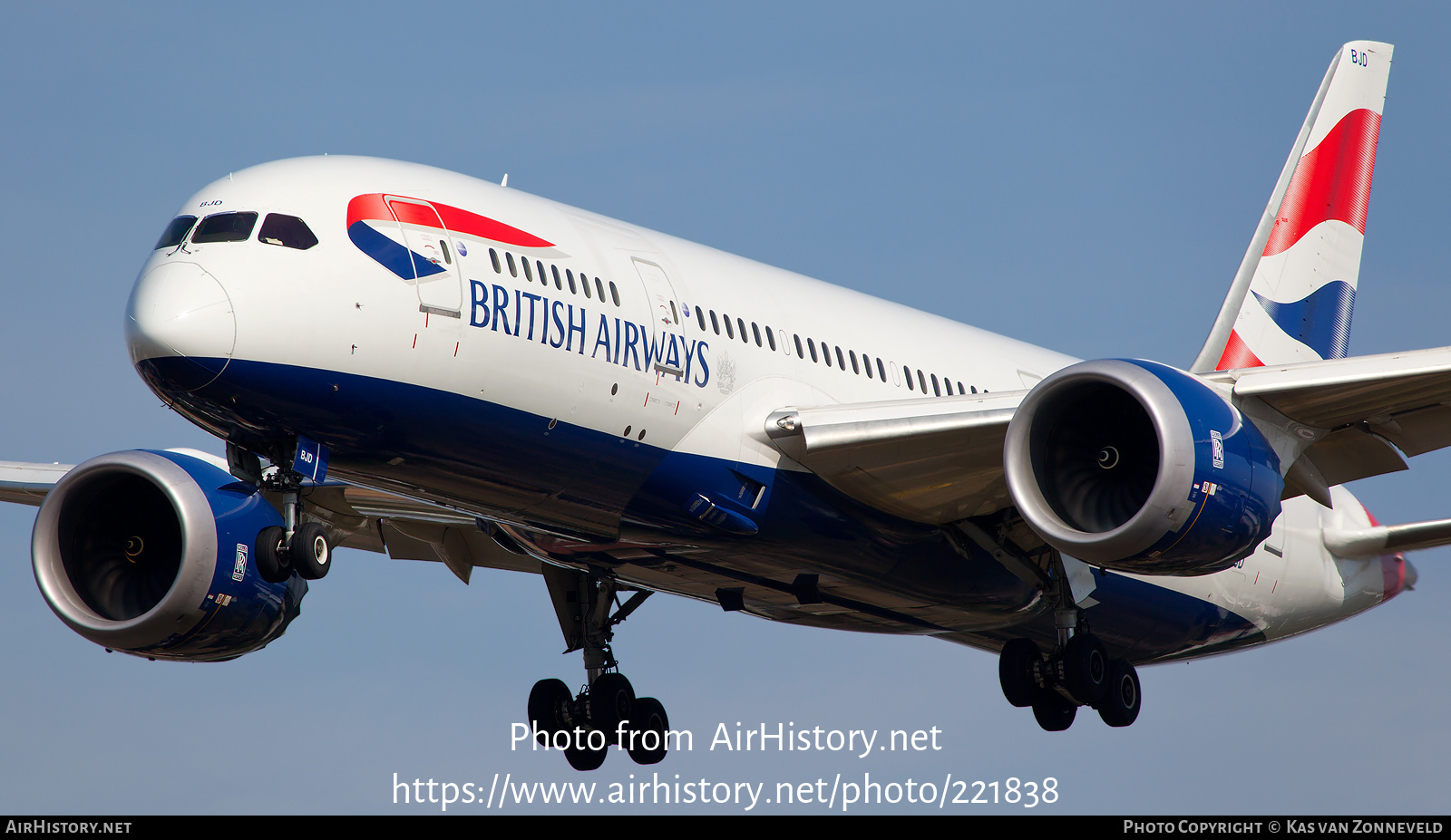 Aircraft Photo of G-ZBJD | Boeing 787-8 Dreamliner | British Airways | AirHistory.net #221838