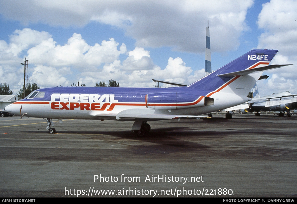 Aircraft Photo of N24FE | Dassault Falcon 20DC | Federal Express | AirHistory.net #221880