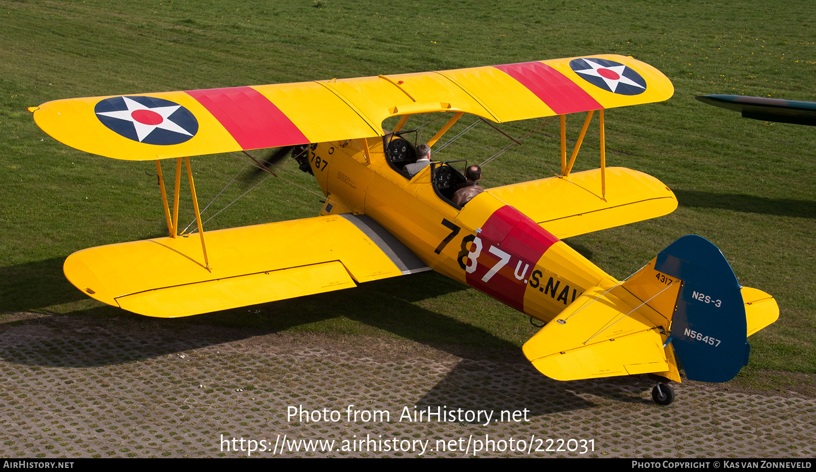 Aircraft Photo of N56457 | Stearman PT-17 Kaydet (A75N1) | USA - Navy | AirHistory.net #222031