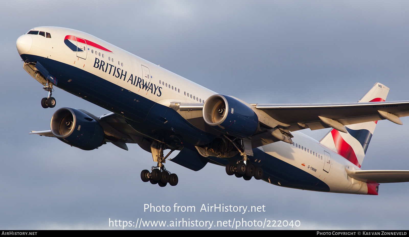 Aircraft Photo of G-YMMN | Boeing 777-236/ER | British Airways | AirHistory.net #222040