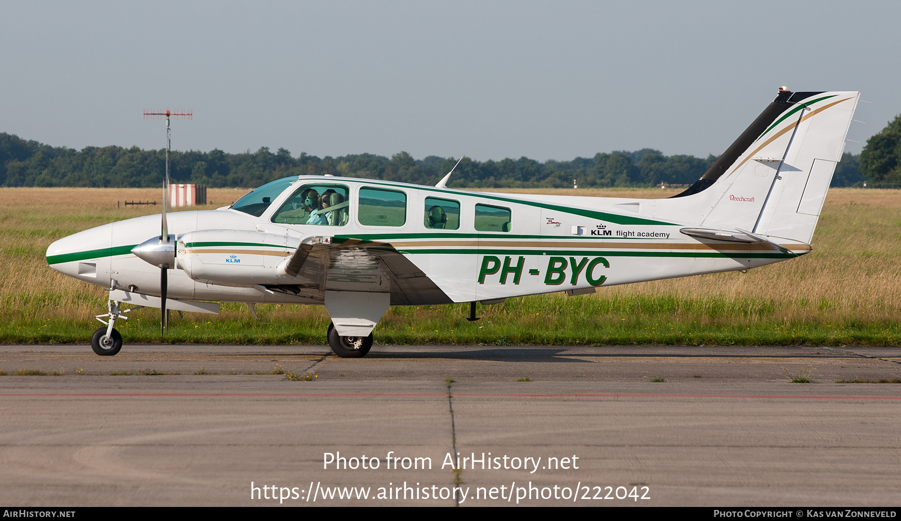 Aircraft Photo of PH-BYC | Raytheon 58 Baron | KLM Flight Academy | AirHistory.net #222042