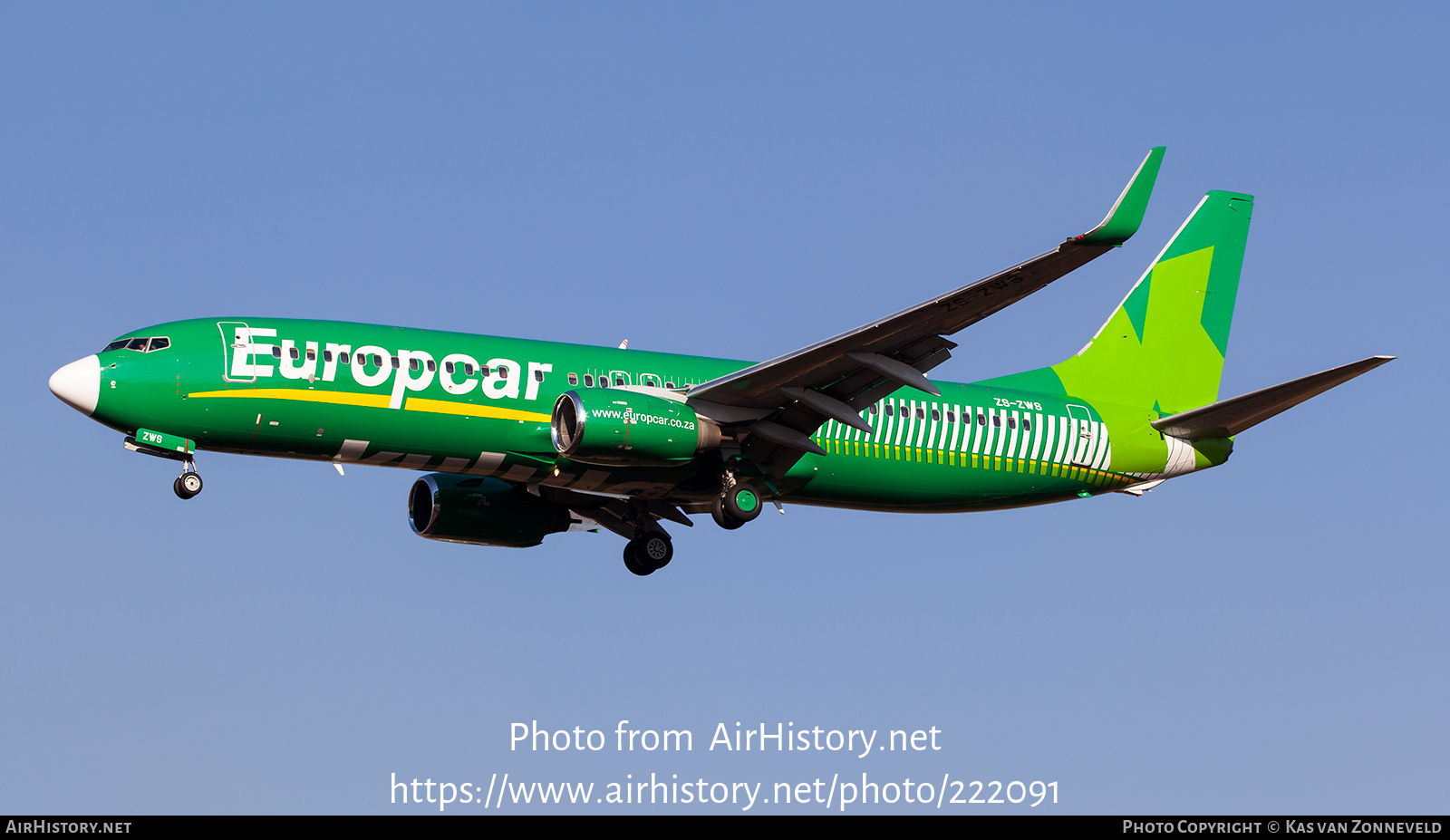 Aircraft Photo of ZS-ZWS | Boeing 737-86N | Kulula | AirHistory.net #222091