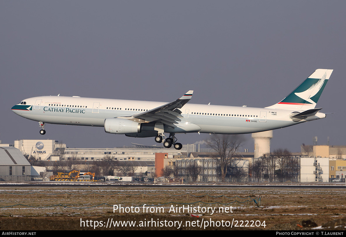 Aircraft Photo of F-WWYE | Airbus A330-343E | Cathay Pacific Airways | AirHistory.net #222204