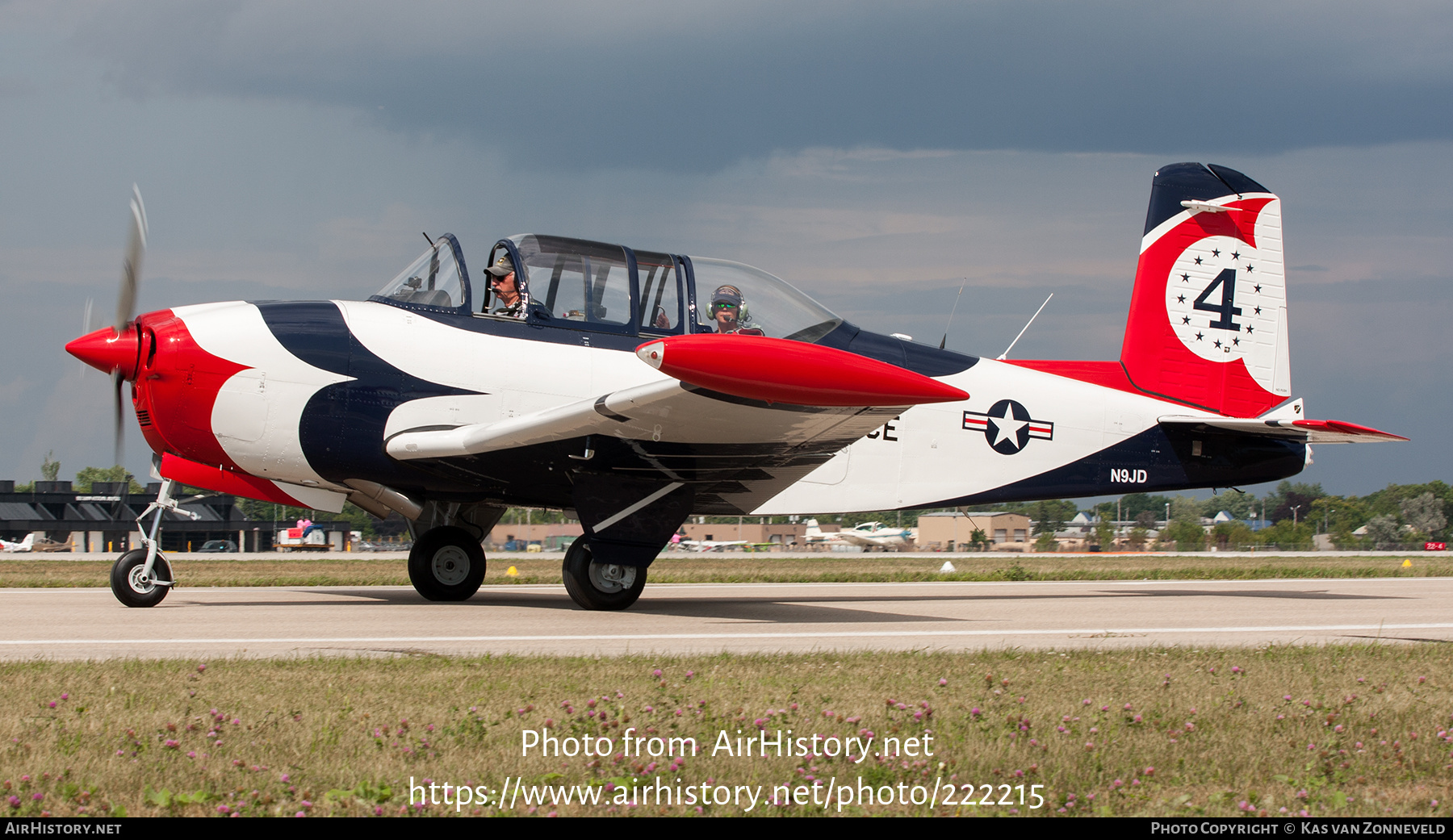 Aircraft Photo of N9JD | Beech T-34A Mentor | USA - Air Force | AirHistory.net #222215